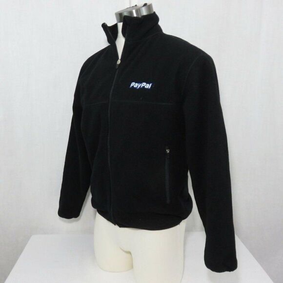 Paypal Fleece Stretch Jacket S Black Full Zip Port Authority Global Summit 2007 - Picture 7 of 11